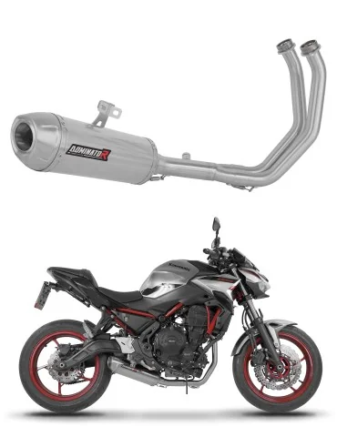 Ligne d'échappement complète inox Dominator S3 pour Kawasaki Z650 (2023-2026)