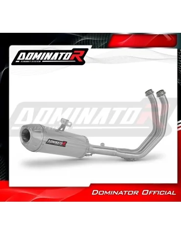 Ligne d'échappement complète inox Dominator S3 pour Kawasaki Z650 (2023-2026)