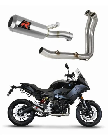 Ligne d'échappement complète inox Dominator GP pour BMW F900XR (2020-2026)