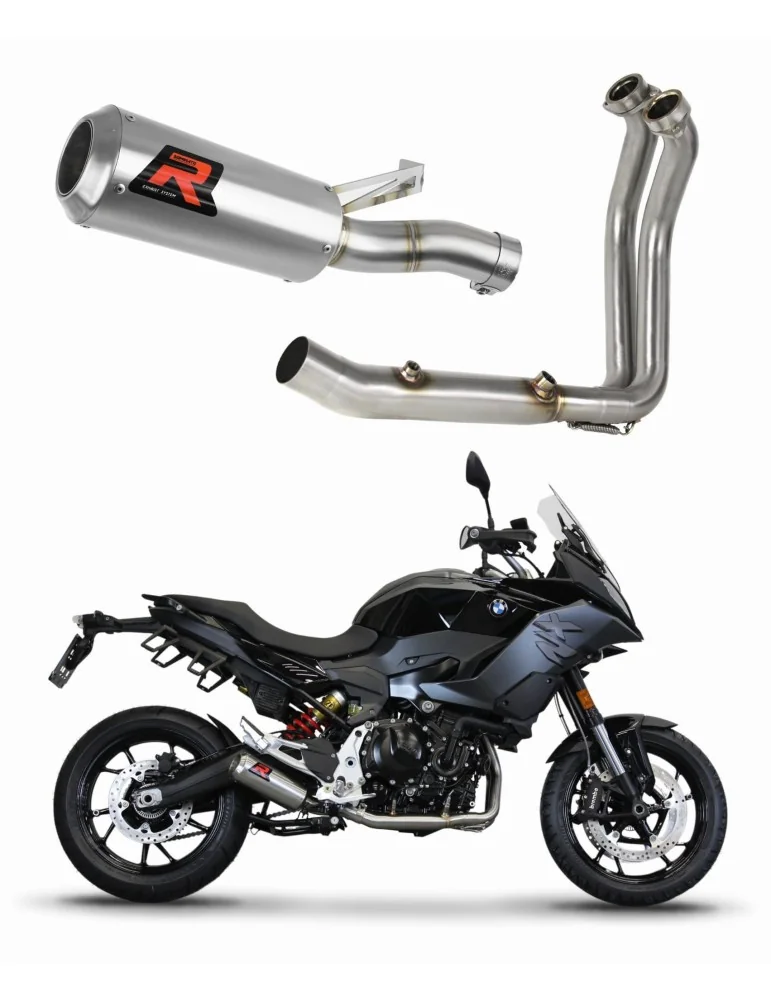 Ligne d'échappement complète inox Dominator GP pour BMW F900XR (2020-2026)