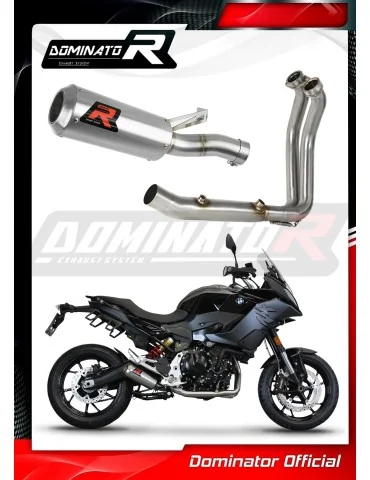 Ligne d'échappement complète inox Dominator GP pour BMW F900XR (2020-2026)