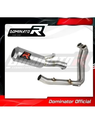 Ligne d'échappement complète inox Dominator GP pour BMW F900XR (2020-2026)