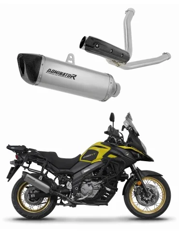 Silencieux slip-on Dominator HP6 Titane pour Suzuki DL 650 V-Strom (2017-2025)