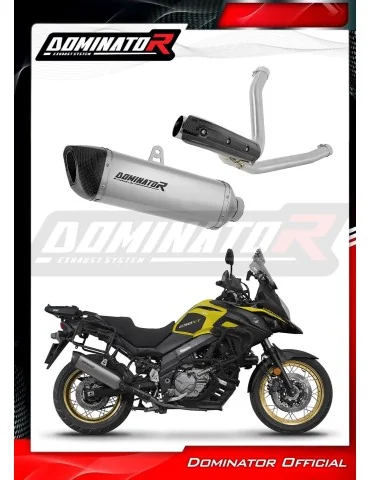 Silencieux slip-on Dominator HP6 Titane pour Suzuki DL 650 V-Strom (2017-2025)