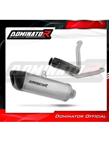 Silencieux slip-on Dominator HP6 Titane pour Suzuki DL 650 V-Strom (2017-2025)