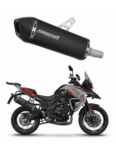 Silencieux slip-on Dominator HP7 Noir pour Benelli TRK 702 / TRK 702X (2023-2024)
