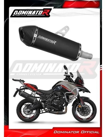 Silencieux slip-on Dominator HP7 Noir pour Benelli TRK 702 / TRK 702X (2023-2024)