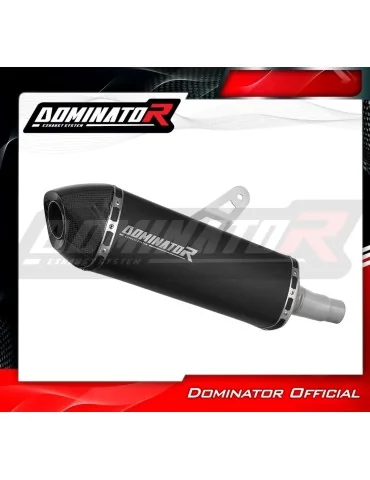 Silencieux slip-on Dominator HP7 Noir pour Benelli TRK 702 / TRK 702X (2023-2024)
