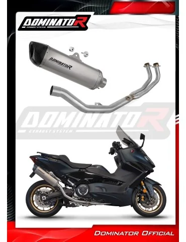 Ligne d'échappement complète Dominator HP6 Titane pour Yamaha XP 560 T-max (2020-2024)