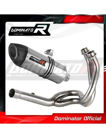 Ligne d'échappement complète inox Dominator HP5 pour Kawasaki ER-6 N / F 650 (2012-2016)