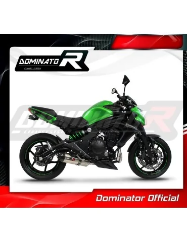 Ligne d'échappement complète inox Dominator HP5 pour Kawasaki ER-6 N / F 650 (2012-2016)