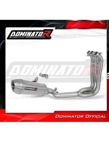 Ligne d'échappement complète inox Dominator S3 pour Triumph Daytona 660 (2024-2026)