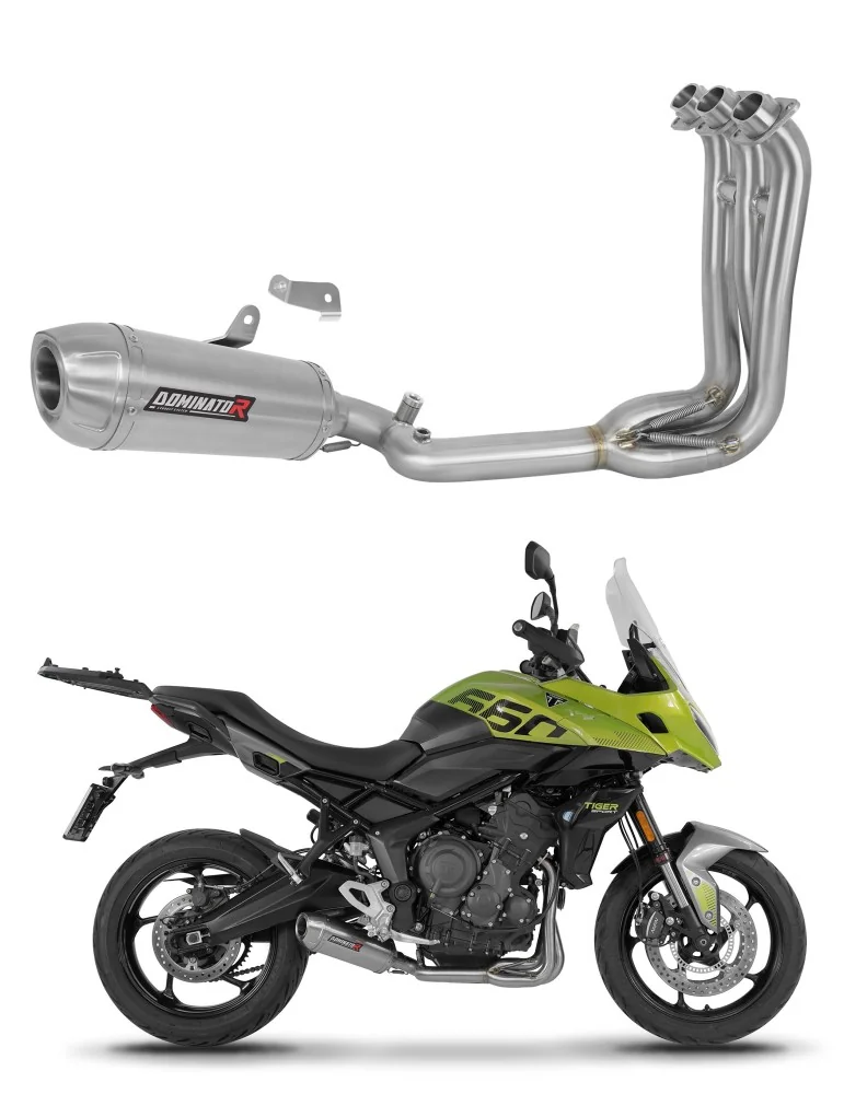 Ligne d'échappement complète inox Dominator S3 pour Triumph Tiger Sport 660 (2025-2026)
