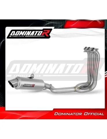 Ligne d'échappement complète inox Dominator GPF pour Triumph Trident 660 (2021-2024)