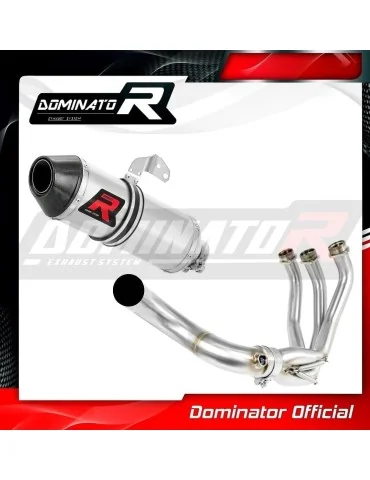 Ligne d'échappement complète inox Dominator HP3 pour Yamaha XSR 900 (2016-2021)