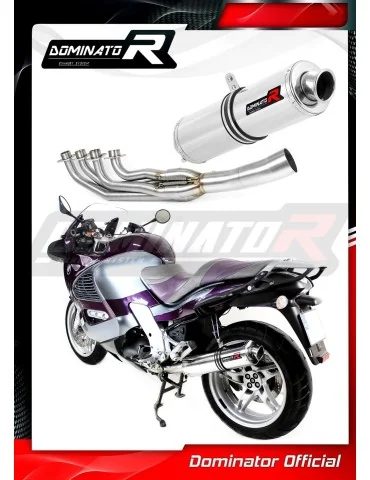 Ligne d'échappement complète inox Dominator ST pour BMW K1200RS (1997-2000)
