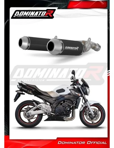 Silencieux slip-on Dominator OV G2 Noir pour Suzuki GSR 600 (2006-2011)