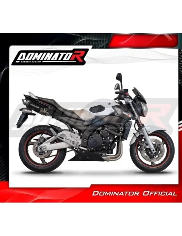 Silencieux slip-on Dominator OV G2 Noir pour Suzuki GSR 600 (2006-2011)