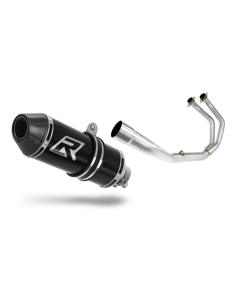 Ligne d'échappement complète inox Dominator HP3 Noir pour Yamaha MT-03 (2014-2016)