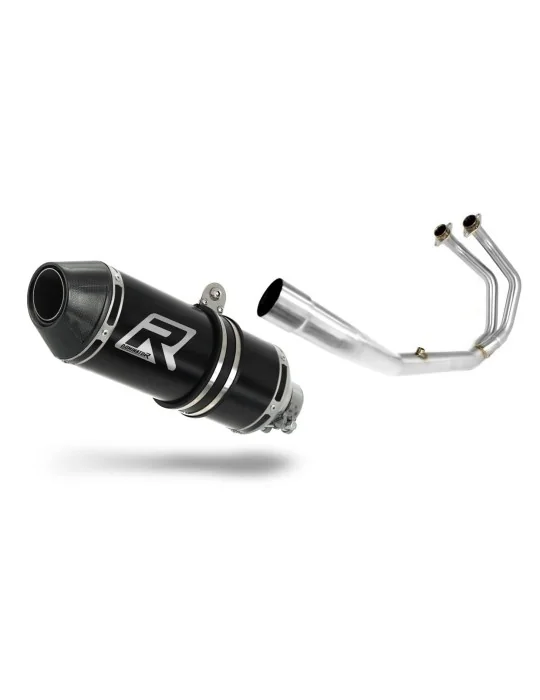 Ligne d'échappement complète inox Dominator HP3 Noir pour Yamaha MT-03 2014-2016, vue 1
