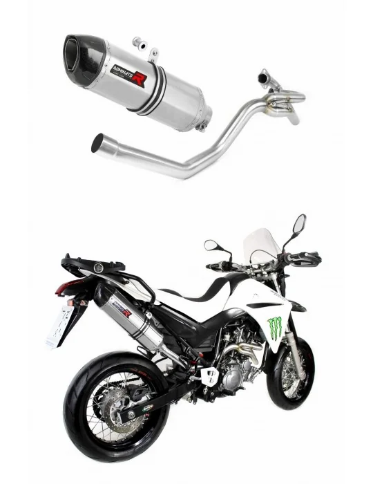 Silencieux slip-on Dominator latéral 2 en 1 HP1 pour Yamaha XT 660 R 2004-2016, vue 1