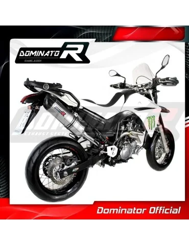 Silencieux slip-on Dominator latéral 2 en 1 HP1 pour Yamaha XT 660 R (2004-2016)