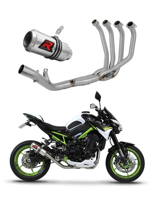Ligne d'échappement complète inox Dominator GP pour Kawasaki Z 900 A2 2020-2024, vue 1