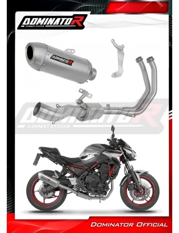 Ligne d'échappement complète inox Dominator S6 pour Kawasaki Ninja 650 (2023-2026)