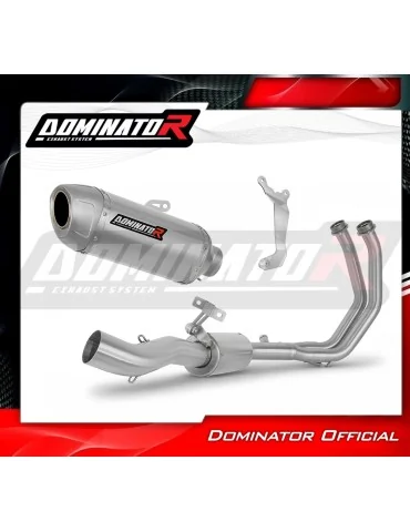 Ligne d'échappement complète inox Dominator S6 pour Kawasaki Ninja 650 (2023-2026)
