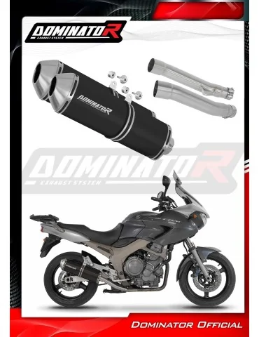 Silencieux slip-on Dominator OVR Noir pour Yamaha TDM 900 (2002-2013)