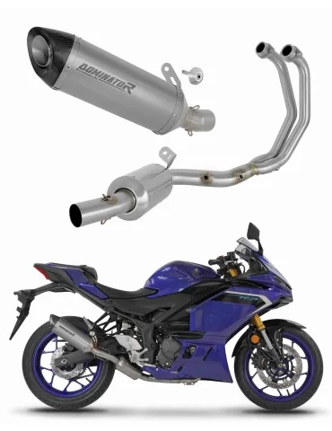Ligne d'échappement complète Dominator HP8 Titane EX pour Yamaha YZF-R3 (2025-2026)