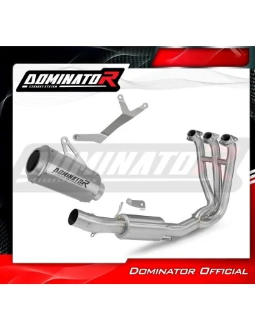 Ligne d'échappement complète inox Dominator GPS pour Triumph Daytona 660 (2024-2026)