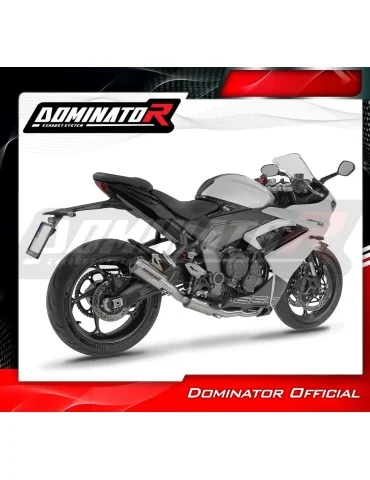 Ligne d'échappement complète inox Dominator GPS pour Triumph Daytona 660 (2024-2026)