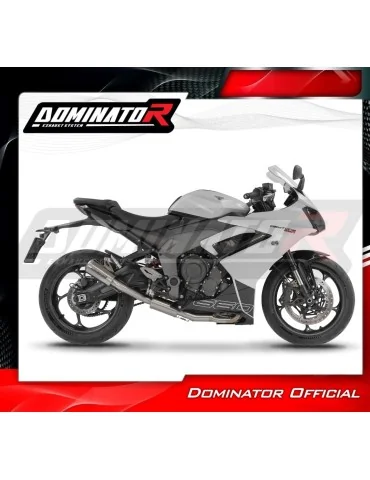 Ligne d'échappement complète inox Dominator GPS pour Triumph Daytona 660 (2024-2026)