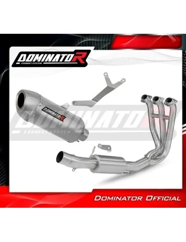 Ligne d'échappement complète inox Dominator S6 pour Triumph Daytona 660 (2024-2026)