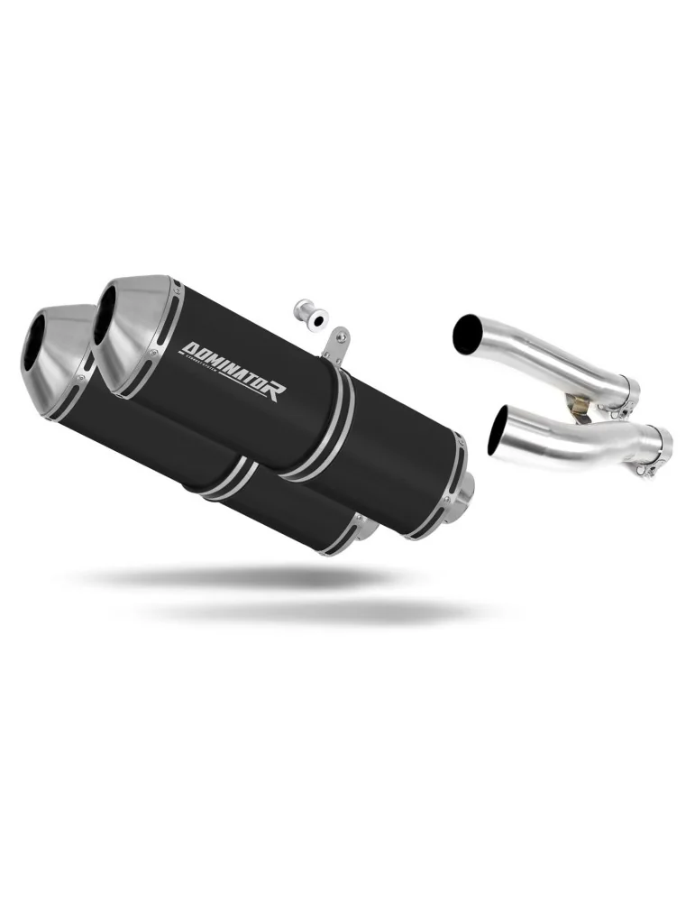 Silencieux slip-on Dominator OVR Noir pour Yamaha XJR 1300 (1999-2006)