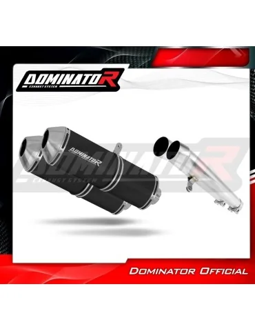 Silencieux slip-on Dominator OVR Noir pour Yamaha FJ 1200