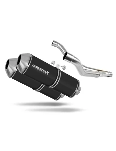 Silencieux slip-on Dominator OVR Noir pour Yamaha TDM 850 (1996-2001)