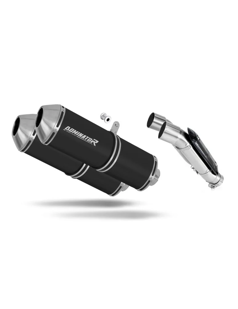 Silencieux slip-on Dominator OVR Noir pour Yamaha TRX 850 (1995-2000)