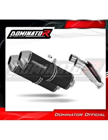 Silencieux slip-on Dominator OVR Noir pour Yamaha TRX 850 (1995-2000)