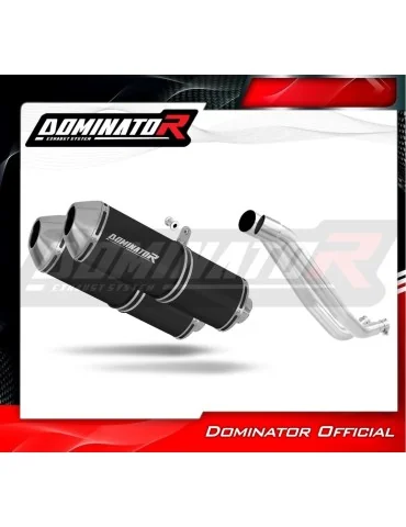 Silencieux slip-on Dominator OVR Noir pour Yamaha XT 660 X (2004-2016) - réf. YA065DARBL