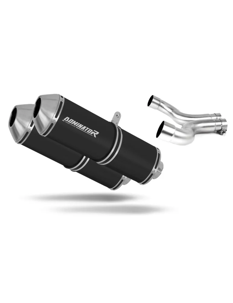 Silencieux slip-on Dominator OVR Noir pour Yamaha XJ 600 Diversion (1992-2004)