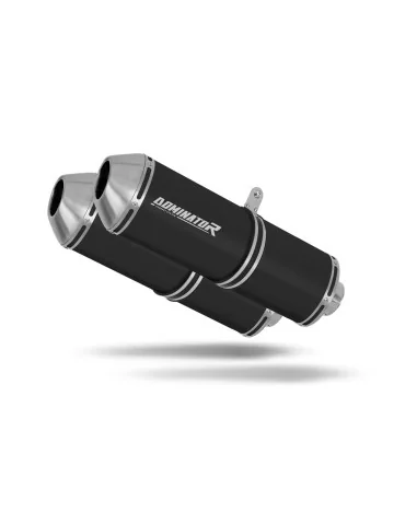 Silencieux slip-on Dominator OVR Noir pour Triumph Speed Triple 1050 (2005-2010)