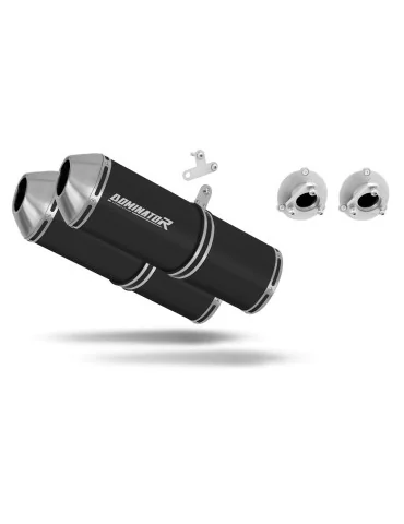 Silencieux bolt-on Dominator OVR Noir pour KTM 690 SM Supermoto