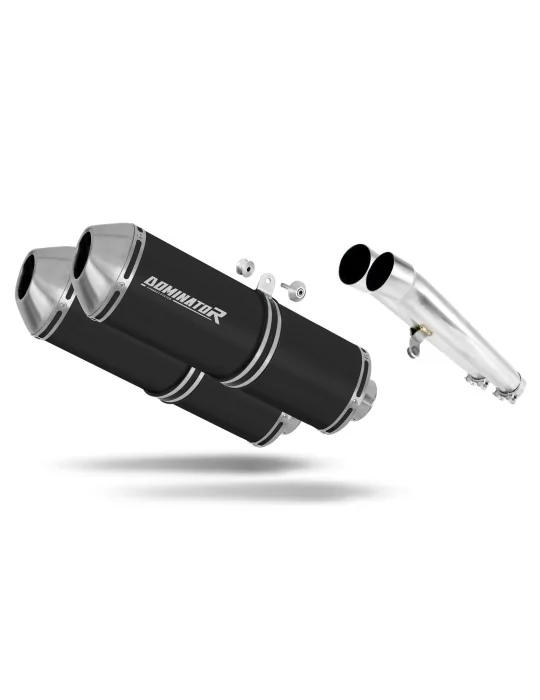 Silencieux slip-on Dominator OVR Noir pour Honda CBR 1100 XX 1996-2006, vue 1