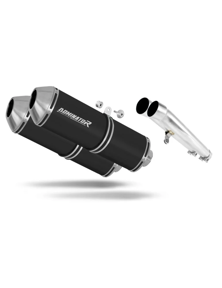 Silencieux slip-on Dominator OVR Noir pour Honda CB 1100 X11