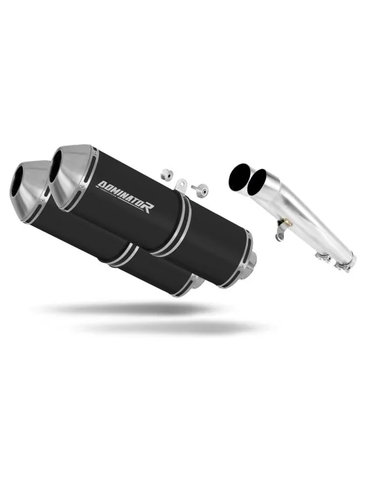Silencieux slip-on Dominator OVR Noir pour Honda CB 1100 X11, vue 1