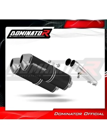 Silencieux slip-on Dominator OVR Noir pour Honda CB 1100 X11