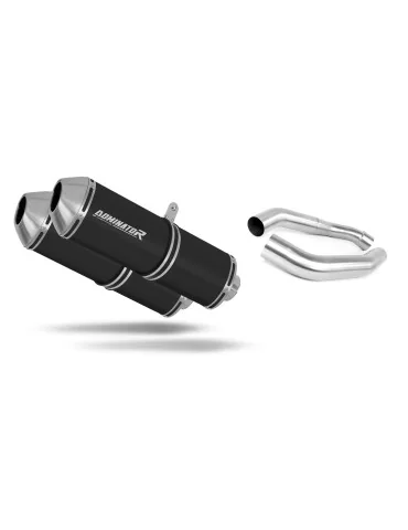 Silencieux slip-on Dominator OVR Noir pour Honda CBR 1000F Dual (1988-2000)
