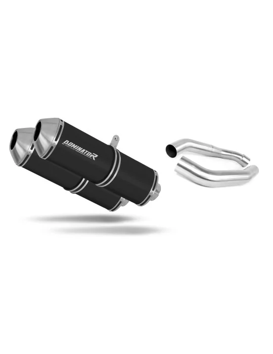 Silencieux slip-on Dominator OVR Noir pour Honda CBR 1000F Dual 1988-2000, vue 1